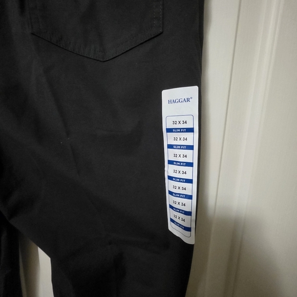 Hagger NWT Mens Slim Fit Pants Size 32x34 - Picture 4 of 8